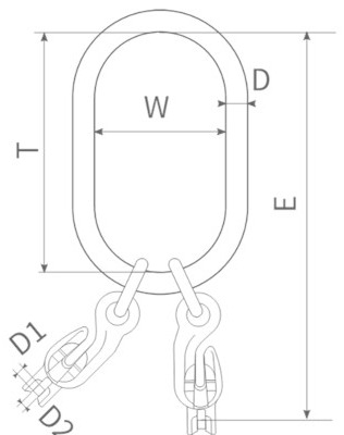 VPS-2 - zestaw zbiorczy klasy 10 - wymiary Zestaw zbiorczy VPS-2 klasy 10 wg PN-EN 1677-4 - rysunek wymiarowy
